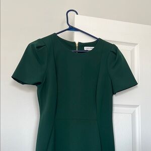 Calvin Klein Women's Green Dress